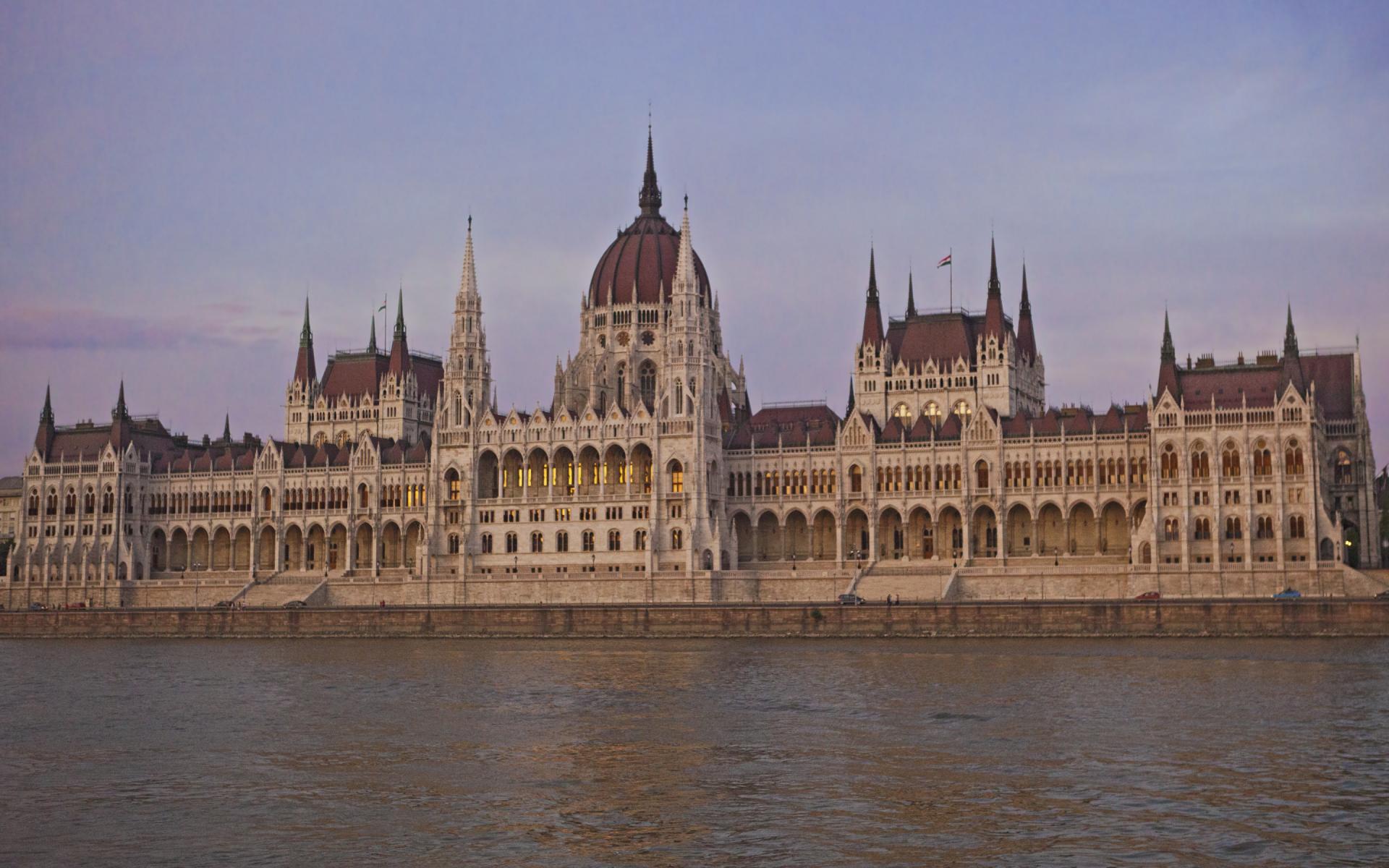 Hungarian Parliament Building - Sunset